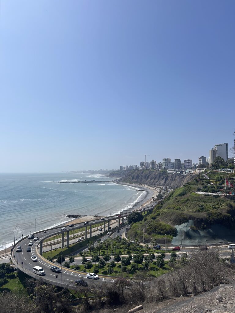 Una foto de las vistas de Lima